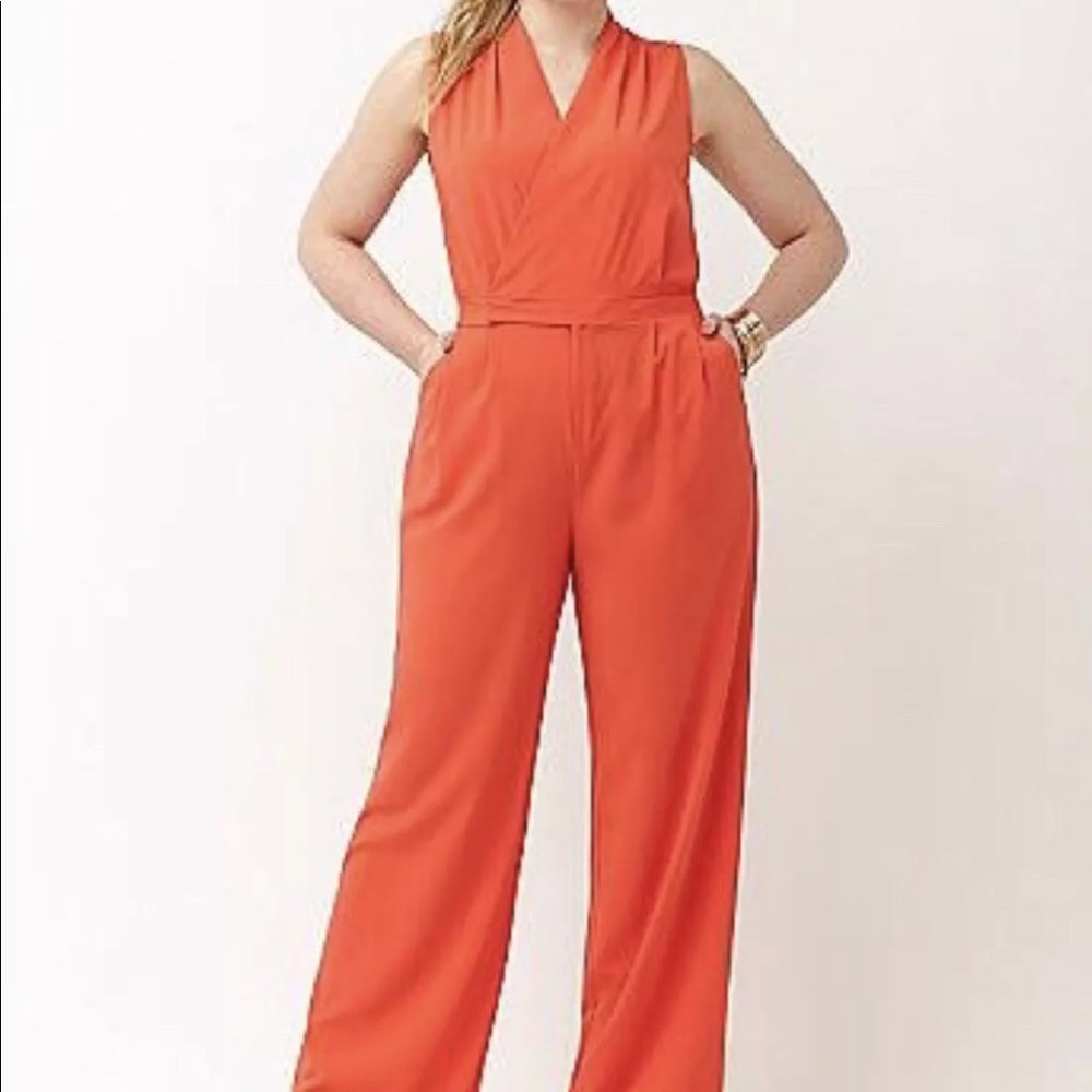 Lane Bryant 6th and lane orange jmp suit w/ tags